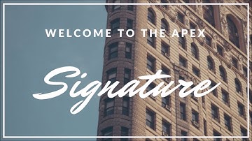 APEX SIGNATURE