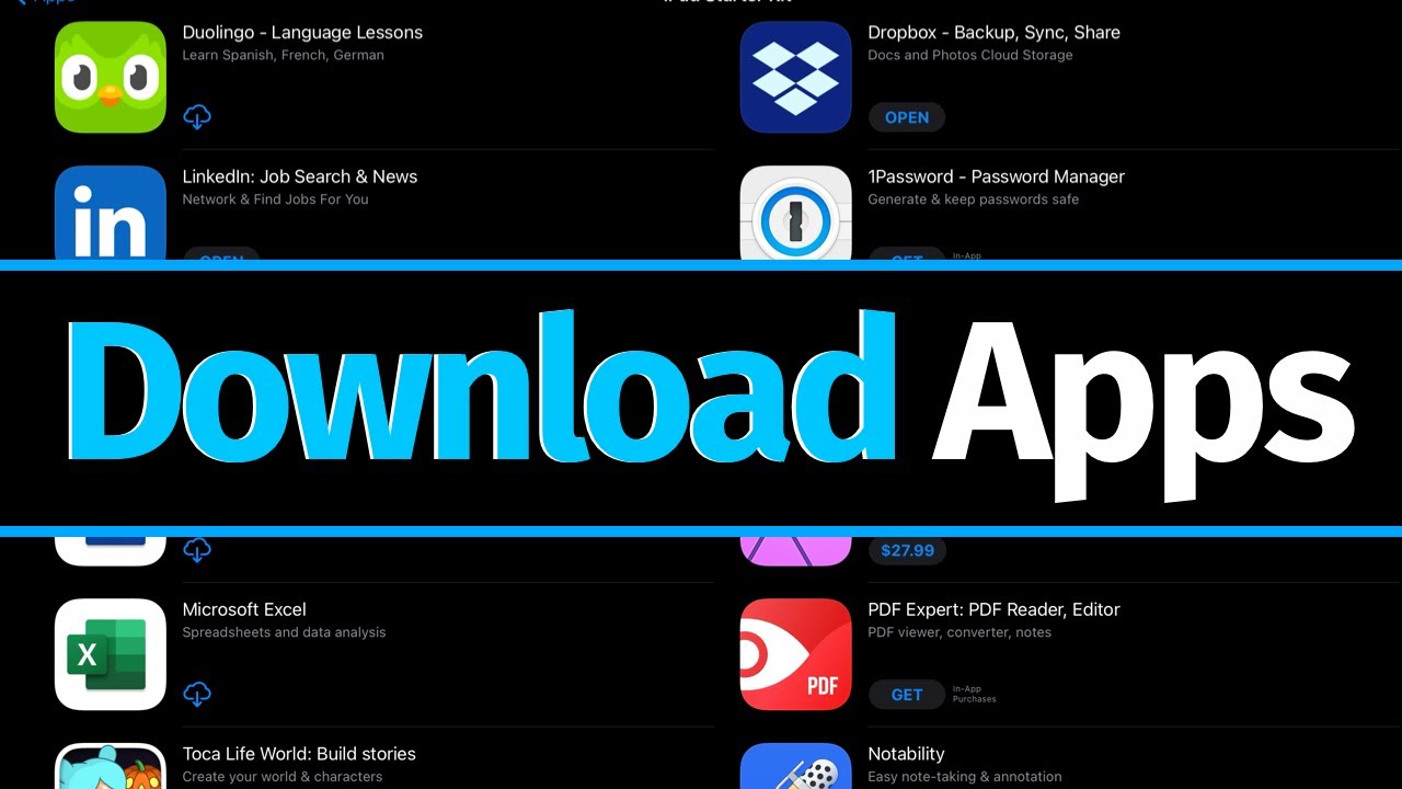 How To Download Apps On IPad Pro YouTube How To Download Apps On IPad Pro YouTube