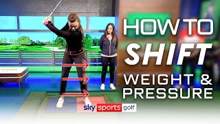 How to shift pressure in your golf swing like a PRO! 🏌 | Audi Performance Zone