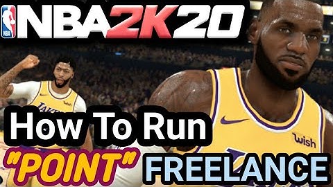 NBA 2K20 - How To Beat Defense with "Point Freelance" Open Shots and Easy Offense (w/ Any Team)