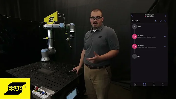 How to Teach the ESAB Cobot Home Points and Air Moves