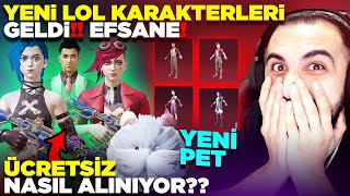 Yeni̇ Lol Karakterleri̇ Ve Aşiri Tatli Pet Geldi̇ Ücretsi̇z Nasil Alinir?? Pubg Mobile