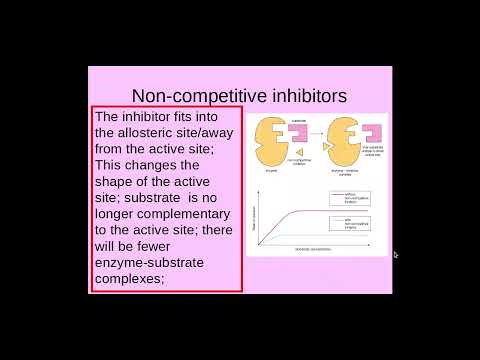 Video: Cum afectează inhibitorii rata reacțiilor controlate de enzime?