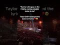 Taylor changed the lyrics for Travis (via getawaycloud/X)
