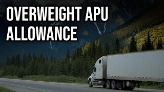 Overweight Allowances for APU