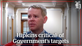 Chris Hipkins critical of the Governments targets | .nz