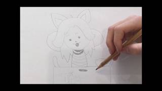 How to Draw Temmie | Undertale
