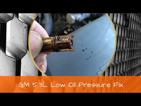 Low Oil Pressure GM 5.3 Liter | How to Remove Oil Pressure Sensor | Oil Screen Replacement | P0521