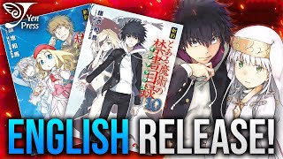 A Certain Magical Index: New Testament is RELEASING IN ENGLISH!
