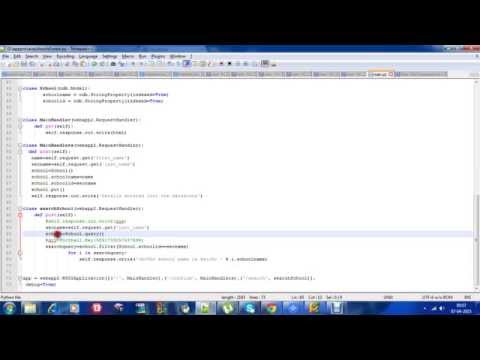 Query Google App engine datastore python tutorial - Part 2