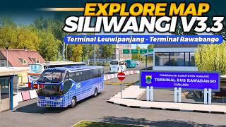 Eksplorasi Jalur Jabar di Map Siliwangi v3.3‼️Pakai Bus MGI Legacy SR2 dari Bandung ke Cianjur screenshot 5