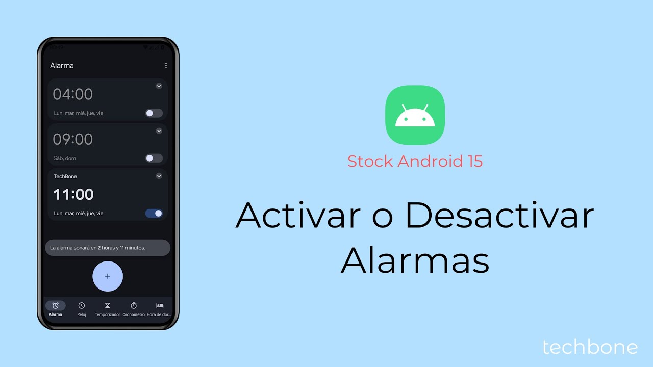 Activar o Desactivar Alarmas [Android 15] - YouTube