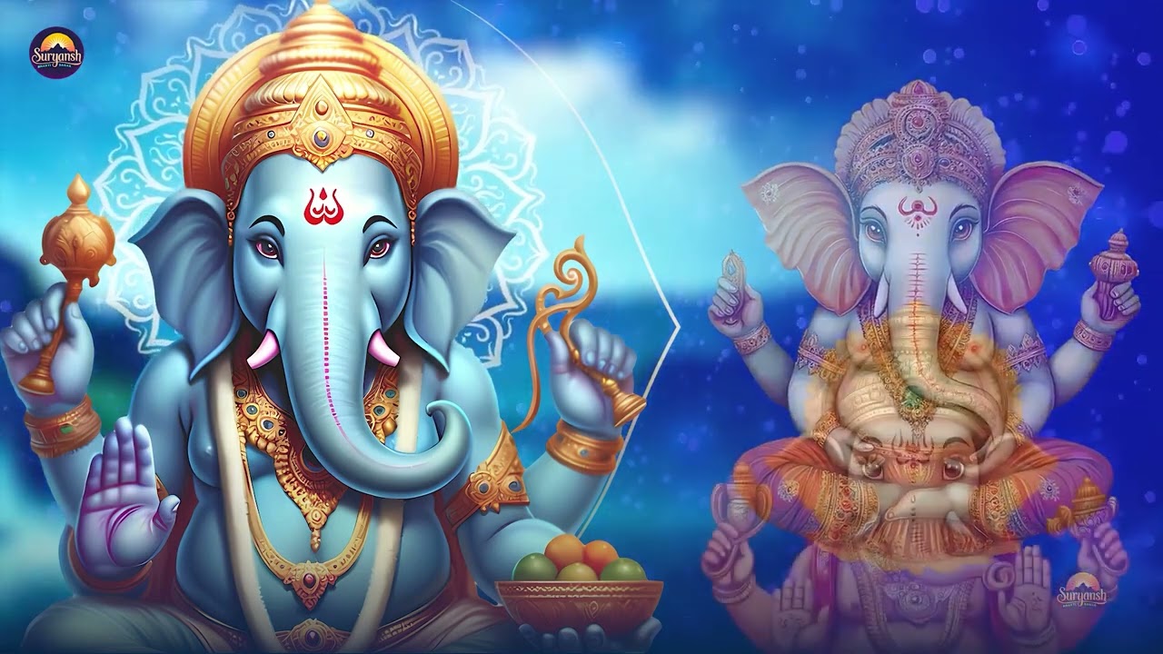 ॐ गण गणपतये नमो नमः | Ganesh Mantra 108 Times | श्री गणेश मंत्र | सुखकर्ता दुखहर्ता  Suryansh Bhakti