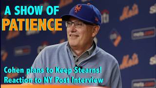 Mets Owner Steve Cohen Supports David Stearns in Interview || REACTION