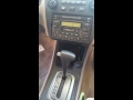 Honda Accord Radio CODE and ERROR display 2002