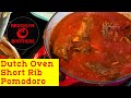 Fallapart tender italian short ribs in rich tomato sauce