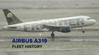 Fleet History - Frontier Airlines Airbus A319 (2001-2021)