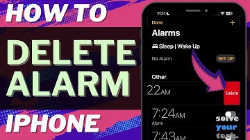 iOS 17: How to Delete Alarm on iPhone