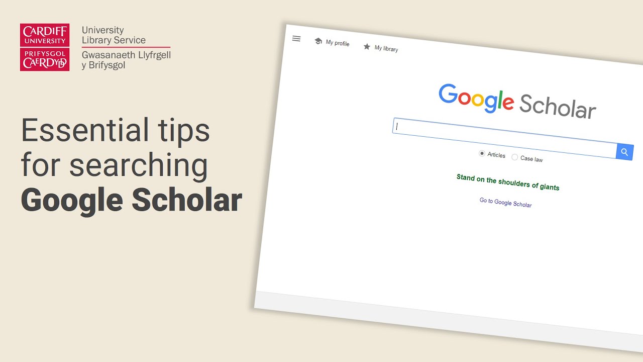 New Update Google Scholar - Five Top Tips