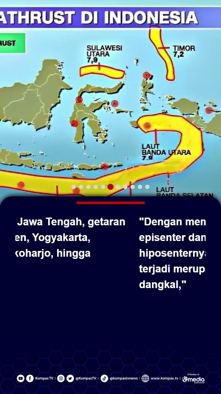 Aktivitas Zona Megathrust Buat Daerah Pacitan dan Wilayah Yogyakarta Gempa#megathrust #gempa