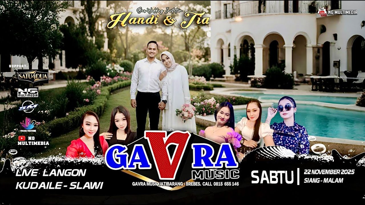 Live [ Malam ]GAVRA music Langon - Slawi. 22 Nov 2025