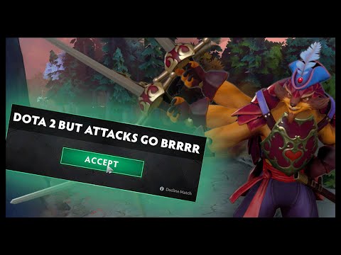 Dota 2 But Focus Fire Triggers On Attack (And You Have Fury Swipes)