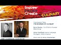Empower,  Educate, Create:  Nine Days of Giving Stream-a-thon - Day 8 - Culinary