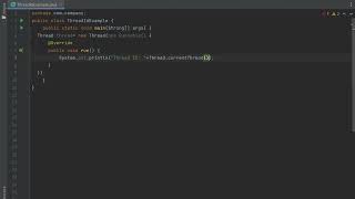 GET CURRENT THREAD ID IN JAVA
