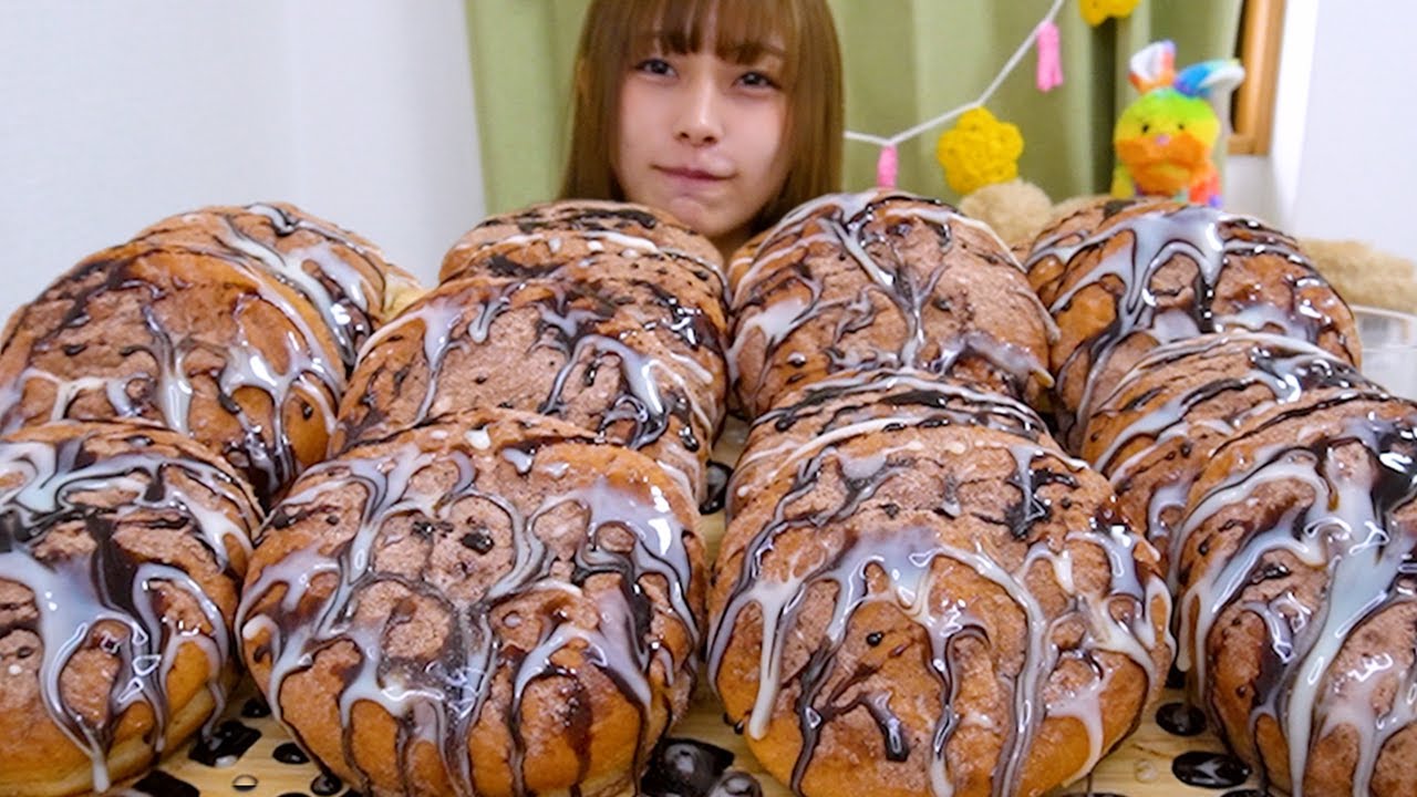 【大食い】ハワイの定番揚げパンのマラサダを20個食べる🍩