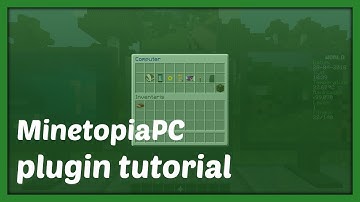 MINETOPIAPC PLUGIN || tutorial [Nederlands/Dutch]
