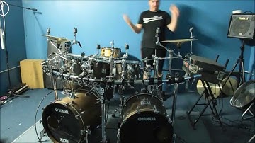 Time Lapse Drum Kit Setup - Jason Osincup