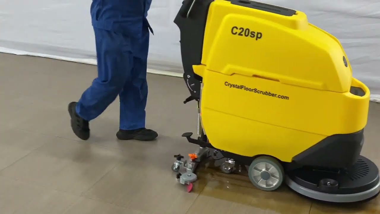 Battery Powered Floor Scrubber with a Complete Set of Parts, C20