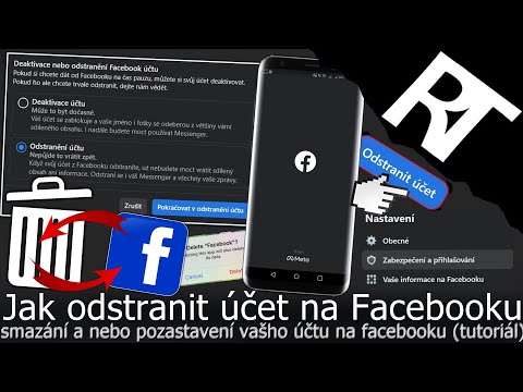 Jak smazat/odstranit Facebook účet (2022) odstranění Facebook účtu (návod)