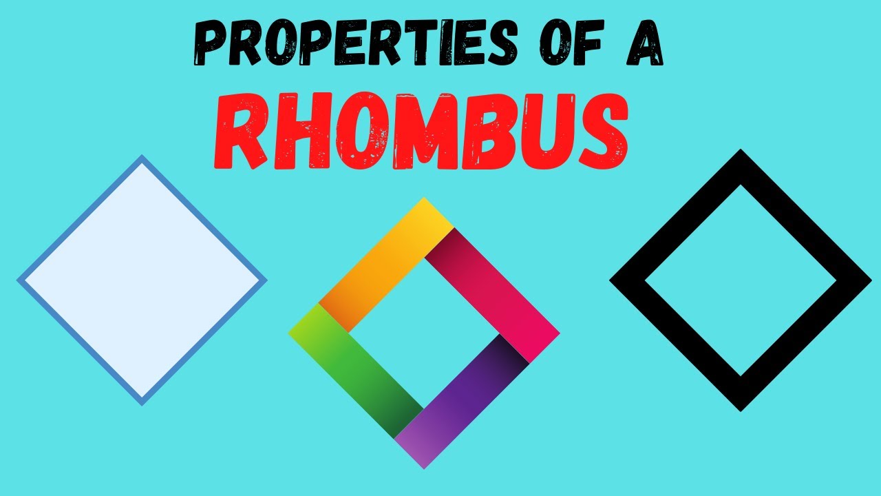 Rhombus Shape: Properties, Definition, Formulas, Examples - Kunduz