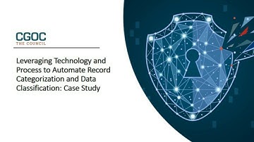 Leveraging Technology and Process to Automate Record Categorization and Data Classification