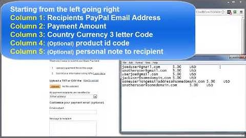 Paypal Tutorial - Paypal Mass Payment - Paypal Explained