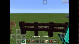 Minecraft P.E. how to jump over fences with no carpets screenshot 4