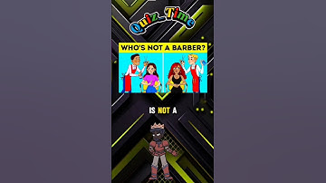 Who Is NOT the Real Barber? 💈 Spot the Faker! #riddles