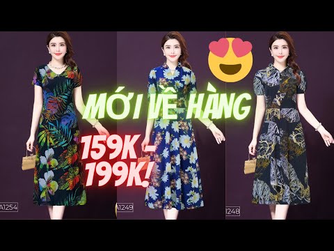 ? BST Thu Đông 2020 - Các Kiểu Váy Đầm Trung Niên Sang Trọng Thanh Lịch, Rất Xinh Đẹp Giá Hấp Dẫn | Foci