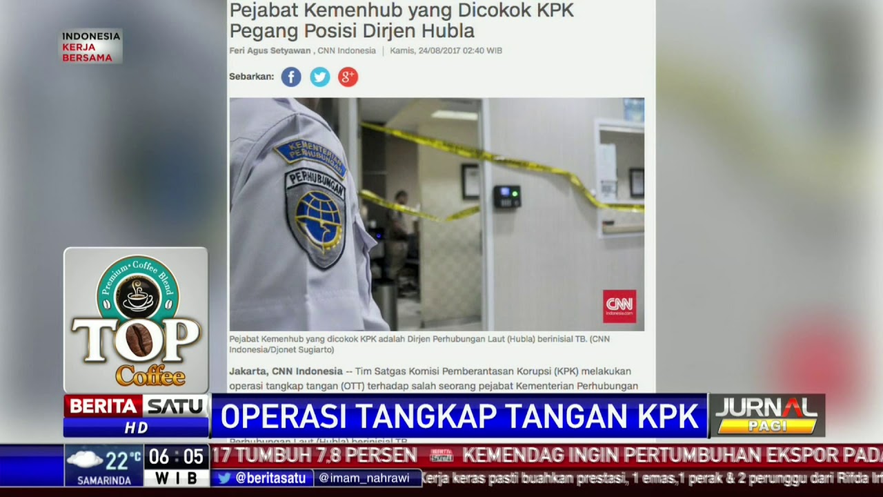 Pejabat Kemenhub Terjaring OTT KPK di Sebuah Hotel - YouTube