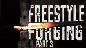 BLADESMITHING | Freestyle Forging | Truck Spring - Part 3