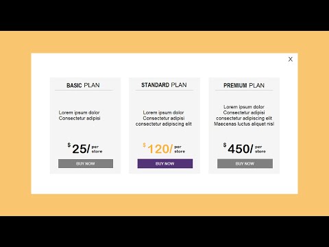 Timelapse Modern Pricing UI Design With C Sharp Visual Studio 2019