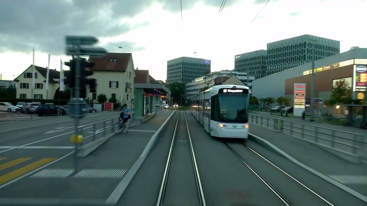 Straßenbahn Linie 2 (VBZ): Geissweid - Bahnhof Tiefenbrunnen (03.07.2023) Teil/Part 1