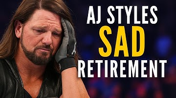 💥 AJ Styles Announces His 2026 Retirement 😢 | Emotional Farewell Before WWE Crown Jewel 👑🔥