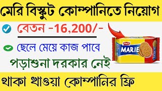 Mari biscuit company job recruitment 2824 | বিস্কুট কোম্পানিতে কর্মী নিয়োগ | part time job