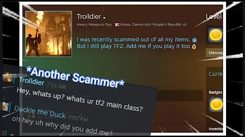 So I fought another Scammer...