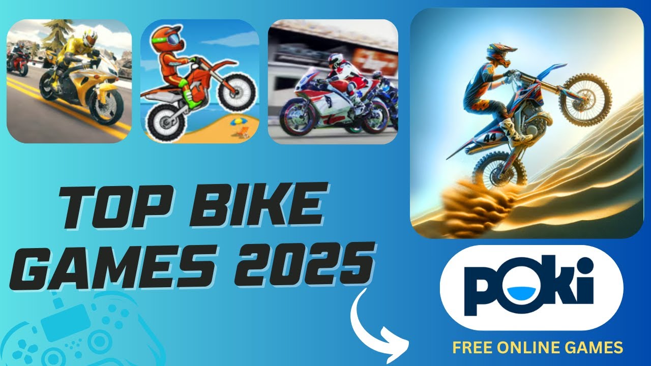The BEST Bike Racing Games on Poki Com Right Now - YouTube