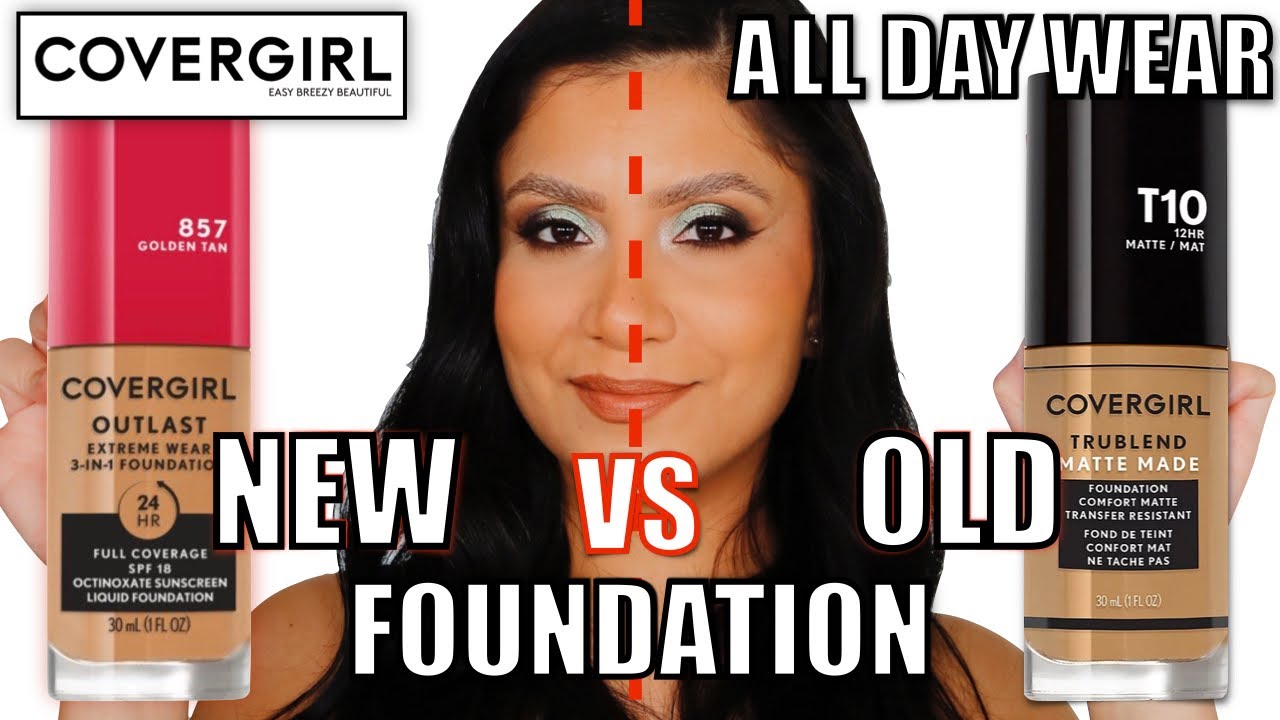 COVERGIRL OUTLAST EXTREME WEAR VS TRUBLEND MATTE MADE FOUNDATIONS | WHICH IS BETTER?| MagdalineJanet
