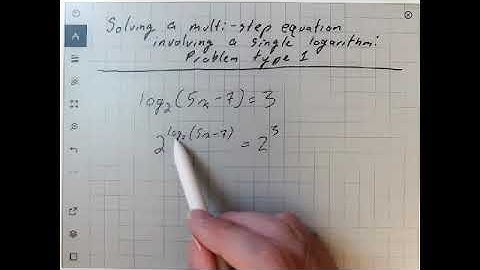 Solving a multi-step equation involving a single logarithm: Problem type 1