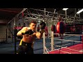 Jay mcfarlane  training kynoch boxing gym